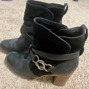 Timberland high heel boots size 10